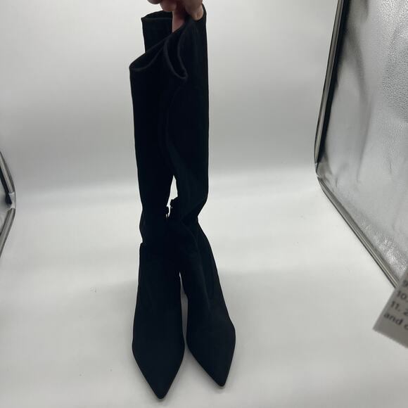 Marc Fisher Black Solid Tall Shaft Boots Size 10 M - Picture 6 of 10